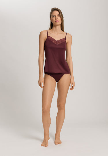 Lilith Lace Trim Camisole | Vivid Brown 70837-2421